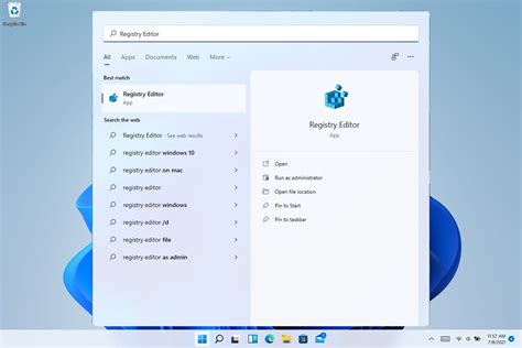 How to open the Registry Editor in Windows 11 and .